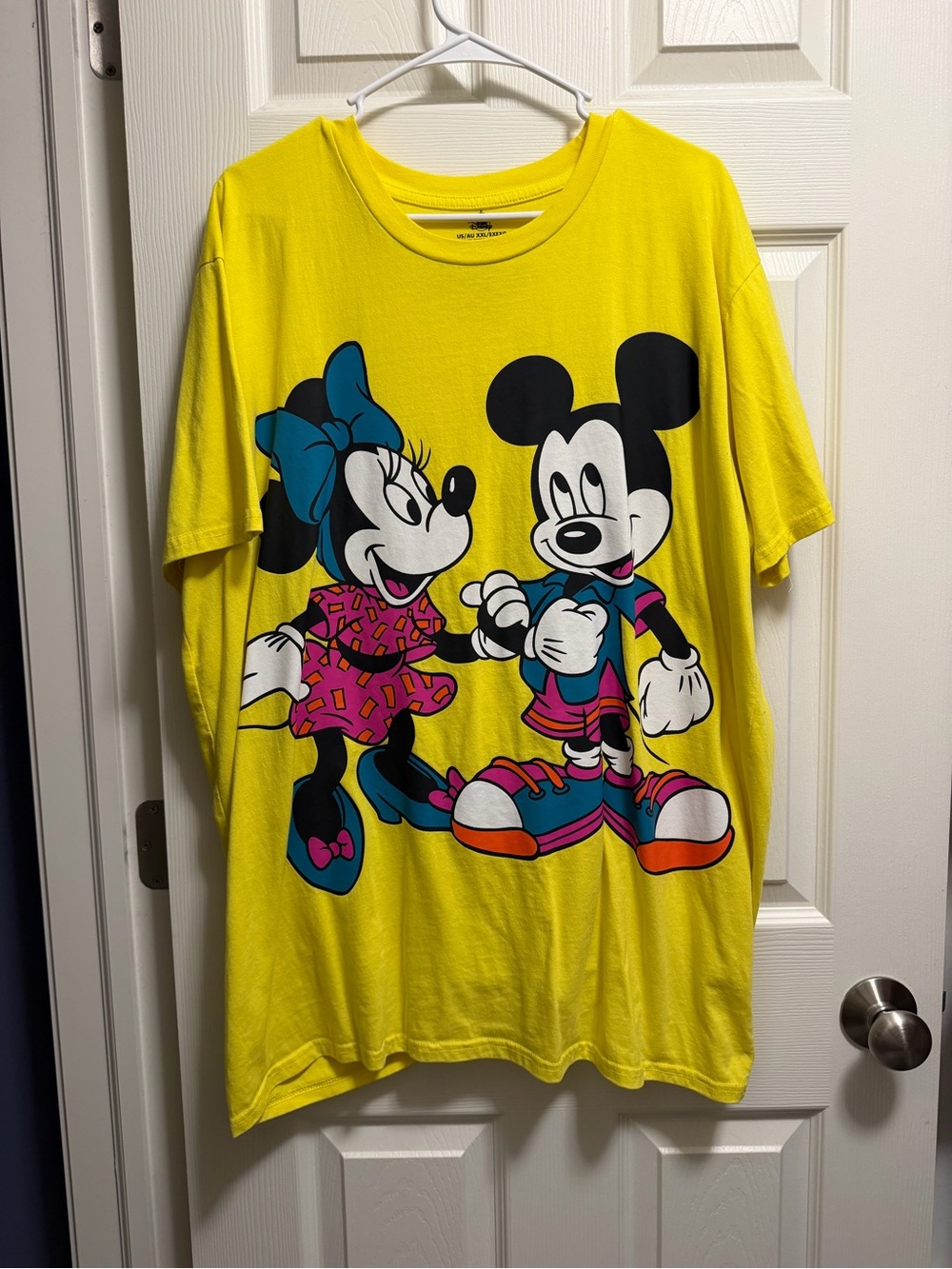 Vintage Look Disney Mickey & Minnie Mouse Graphic T-Shirt Adult Unisex XXL